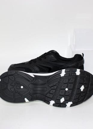 Підліткові кросівки чорні, подростковые кроссовки черные4 фото