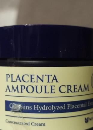Антивіковий плацентарний крем mizon placenta ampoule cream 50ml
