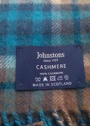 Шарф 100% кашемир jonstons, шотландия.