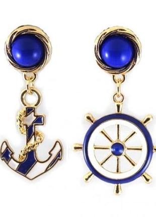 Классные серьги в морском стиле