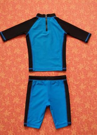 1,5 - 2 года, купальный костюм бэтмен, m&s для плавания и пляжа с защитой от ультрафиолета, б/у.2 фото