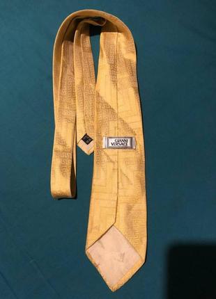 Versace шовкова краватка.1 фото