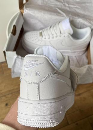 Женские кроссовки nike air force 1’07 white premium 3#найк6 фото