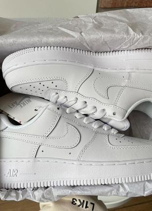 Женские кроссовки nike air force 1’07 white premium 3#найк10 фото