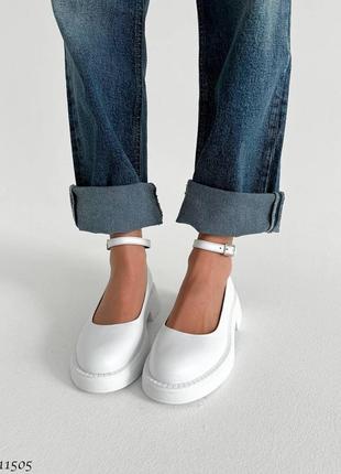 Туфли женские натуральная кожа и замша белые,фуксия,черный,джинс,беж9 фото