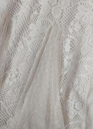 Платье ажурное с сетевым2 фото