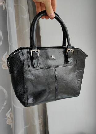Шкіряна сумка ashwood жіноча стильна сумка ashwood leather