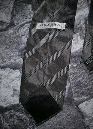 Шёлковый галстук giorgio armani2 фото