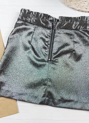 Стильная нарядная юбочка от river island на 9 лет, 134 см.6 фото