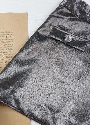 Стильная нарядная юбочка от river island на 9 лет, 134 см.2 фото