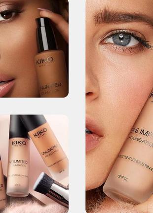 Тональна основа  kiko milano unlimited foundation 50,30