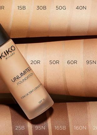 Тональная основа kiko milano instamoisture foundation spf 50,30, 30 мл2 фото