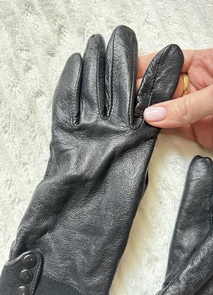 Шкіряні,кожаные перчатки2 фото