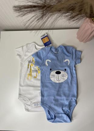 Боди на короткий рукав lupilu