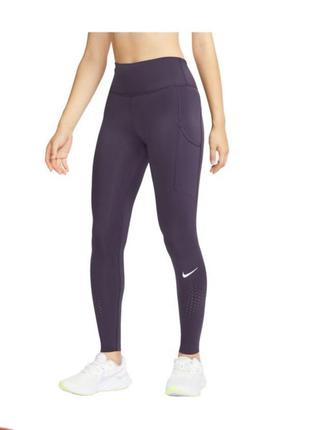 Женские лосины леггинсы тайтсы nike epic luxe women s mid-rise running leggings