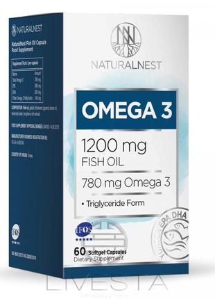Дієтична добавка "omega 3 з риб'ячим жиром"