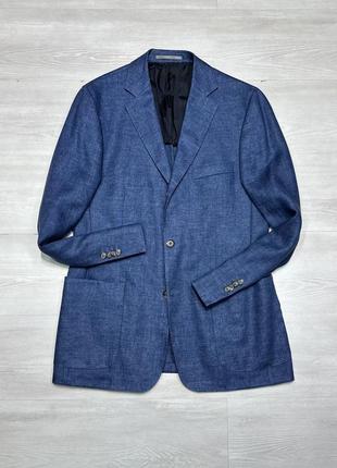 Luxury sartoria puro lino брендовый мужской премиальный льняной кэжуал пиджак блейзер