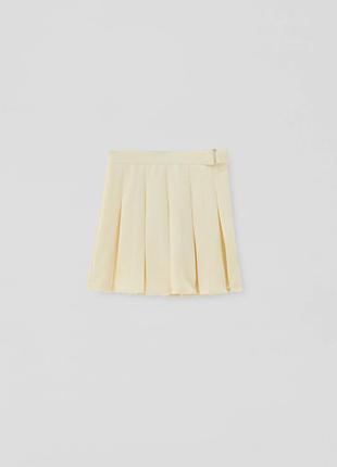 Теническая юбка плиссе pull &amp; bear zara юбка для тенниса юбка плиссе2 фото