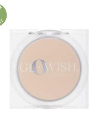 Huda beauty glowish luminous pressed powder fair1 фото