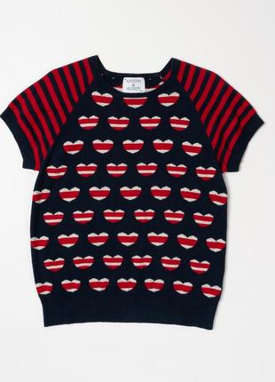 Antoni & alison knitted short sleeve sweater t shirt   жіноча футболка