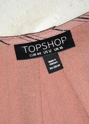 💝2+1=4 ошатна ніжна рожева блуза блузка topshop, розмір 50 — 525 фото