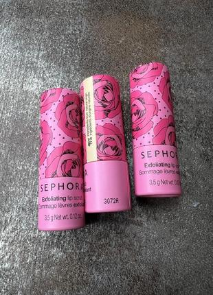 Скраб для губ sephora rose lip scrub1 фото