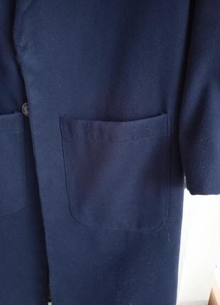 Пальто демисезонное темно синий цвет, размер m4 фото