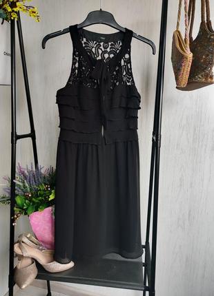 Платье короткое идеальное состояние черная