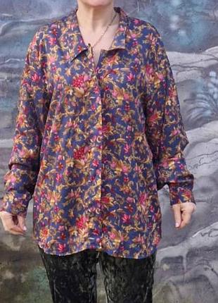 Бавовняна чорочка в квітковий принт