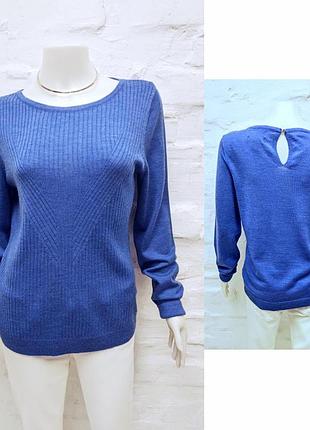 Cynthia rowley merino wool extrafine яркий джемпер из мягкой меланжевой шерсти