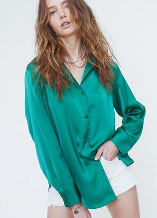 Сатинова сорочка zara сорочка h&amp;m1 фото