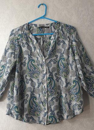 Шовкова блузка massimo dutti