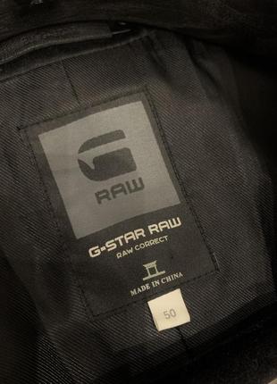 Піджак жакет блейзер g-star raw чорний класичний дизайнерський4 фото