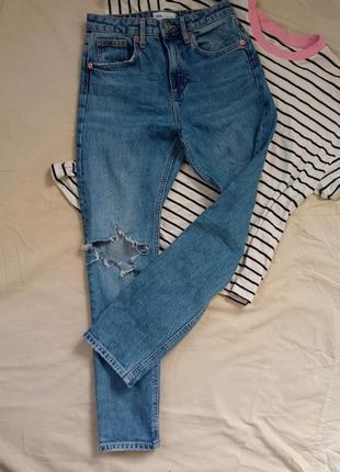 Джинси жіночі,рвані джинси, джинси zara