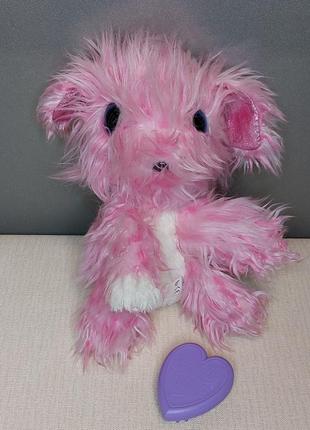 Мягкая игрушка собачка няшка-потеряшка little live scruff a luvs pink puppy dog blue eyes