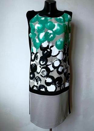 Платье серое made in italy в офис на вечеринку