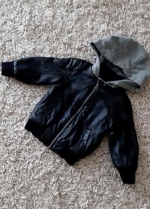 Стильная демисезонная курточка rebel 80 размера.10 фото