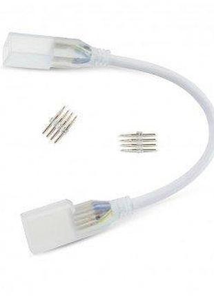 Конектор prolum™ для неону 14х26, провід + 2 затиску