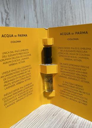 Acqua di parma colonia edc 1.5 ml2 фото