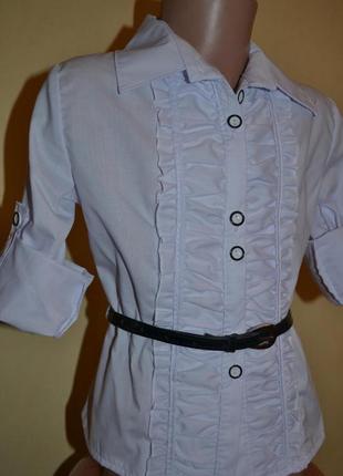 Школьная блуза для девочки2 фото