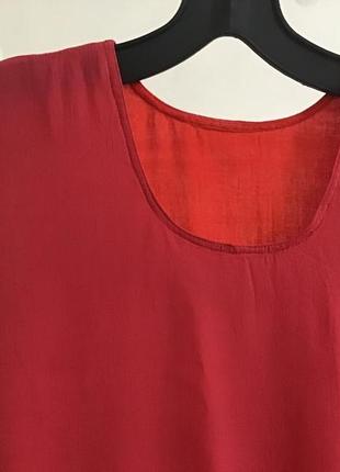 Плаття сарафан літній крепдешин натуральне р.48-503 фото