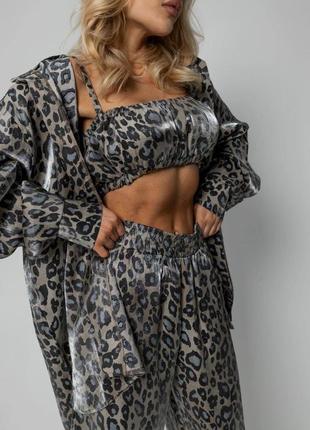 Леопардовая пижама4 фото