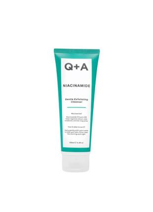 Очищуючий гель з ніацинамідом q+a niacinamide gentle exfoliating cleanser