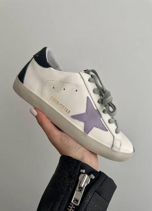 Кроссовки golden goose 🌟 ggdb superstar lilac premium