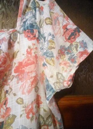 Натуральная 100% хлопковая блуза от tu,  50р.5 фото