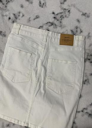 Юбка джинсовая stradivarius 2