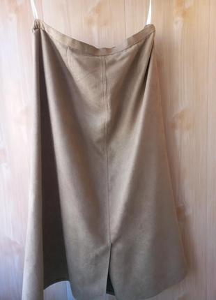Замшевая юбка юбка под замш трапеция максы мыды длинная cotswold крупнобритания3 фото