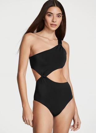 Суцільний купальник victoria's secret twist monokini swimsuit black