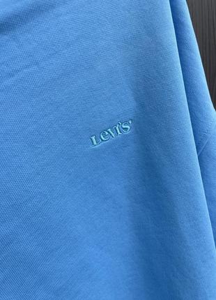 Голубой свитшот levi’s, s4 фото