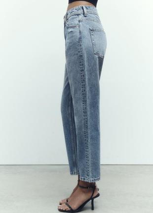 Zara женские мом фит джинсы7 фото